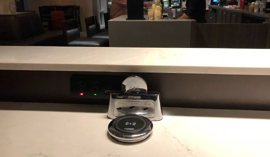 wireless charging for coffee shops