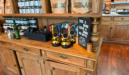 Digital services in cafes