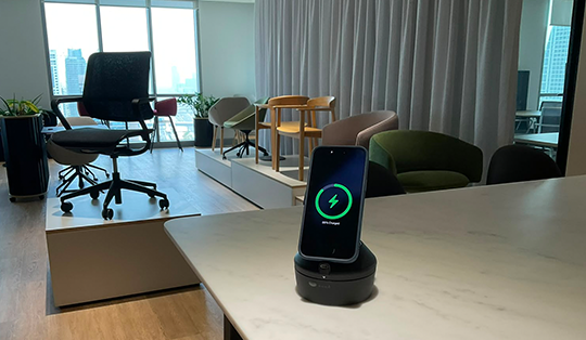 Wireless charging in office