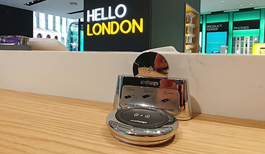 wireless charging for shops