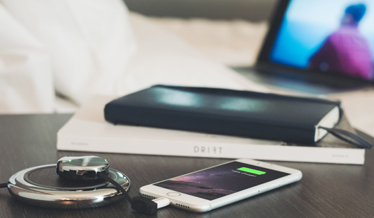 smart wireless charging for hotels