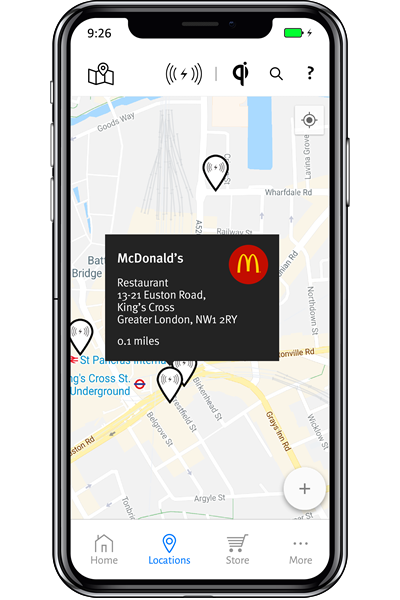 App screen locations