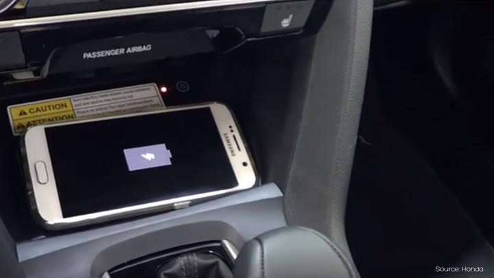 In Car wireless charging