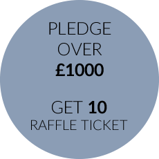 Pledge over £1000 and get 10 raffle tickets