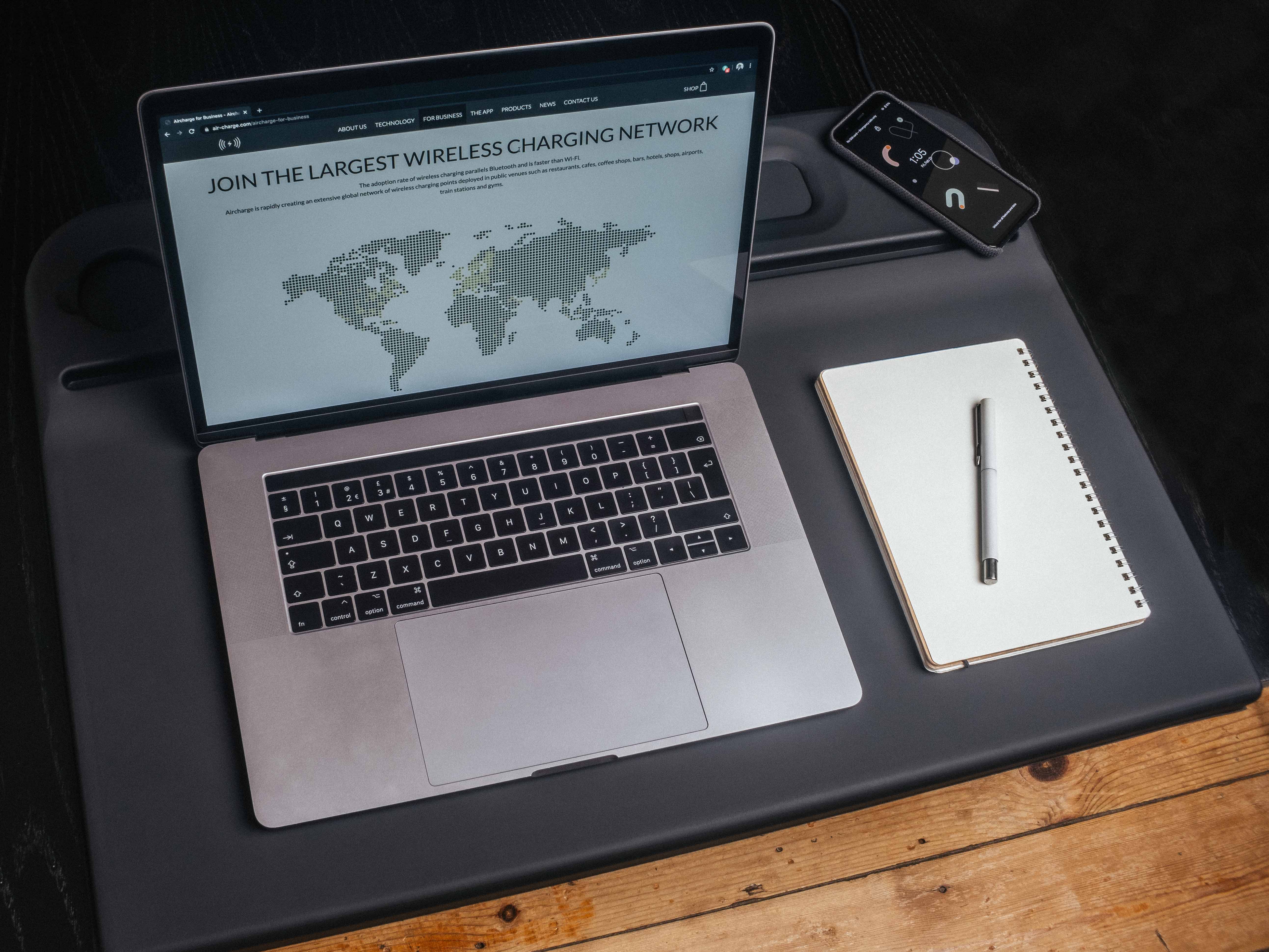 Wireless Charging Desk Mat