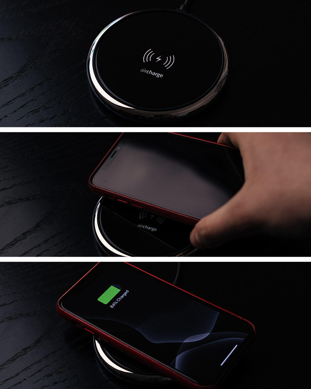 how does wireless charging work through a case